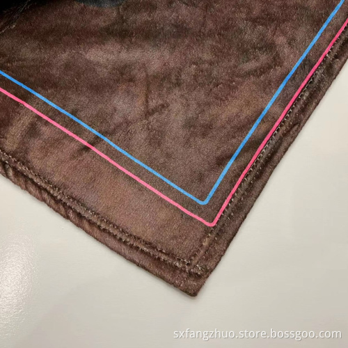 50*60inch 280gsm polyester soft flannel custom hot printed blanket